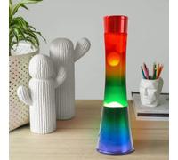 Lampe à lave en verre rainbow