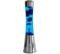 Lampe à lave - FISURA - Modèle Vintage - Couleur bleue - 25W - Dimensions 11x11x39,5 cm