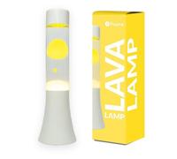 Lampe à lave - FISURA - Vintage - Blanc - Liquide violet - 40W