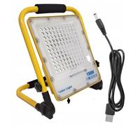Lampe À Led Halogène Portable 150W 230V + Câble Usb Lampe De Chantier Batterie