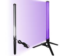 Lampe à lumière noire 10 W 395-405 nm 42 cm hauteur interrupteur marche/arrêt lumière UV trépied discothèque fête lumineuse Halloween éclairage