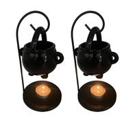 Lampe à parfum de sorcière, chaudière suspendue, brûleur à huile, brûleur de cire, photophore, chauffe-cire d'Halloween, diffuseur d'arômes pour huiles essentielles, brûleur de cire pour spa, yoga,