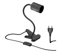 Lampe à pince col de cygne WAIKA interrupteur noir mat 1x GU10 max. 15W