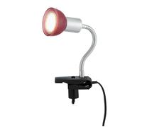 Lampe à pince LED Projecteur mobile rouge blanc chaud Lampe de bureau