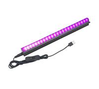 Lampe à Polymériser UV, Barre lumineuse LED UV USB 6W for peinture corporelle, tapisseries, affiches, soirées fluo, tubes T5, bandes lumineuses for armoire(1pcs)