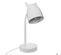 Lampe à poser à oreilles H.31cm métal blanc - Atmosphera Créateur d'intérieur