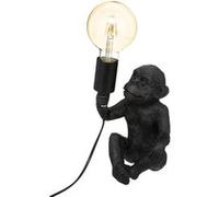 Atmosphera Lampe résine noir H24-5 cm