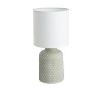 Lampe à poser BELLARIVA E14 1X40W en céramique gris D150mm