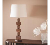 Lampe À Poser Bois Dagmar Iluzzia Blanc