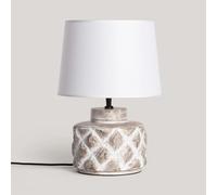Lampe À Poser Bois Divya Iluzzia Blanc
