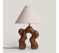 Lampe À Poser Bois Hunar I Iluzzia Beige