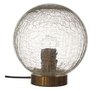 Lampe à Poser Boule Lounge 22cm Transparent