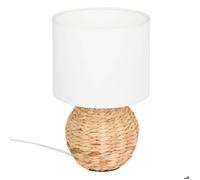 Lampe à poser boule ""Sand"" jacinthe beige H37cm - Atmosphera Créateur d'intérieur
