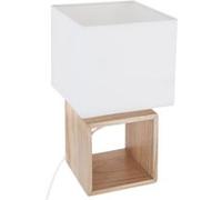 Lampe ""Pojo"" bois H32cm - Atmosphera Créateur d'intérieur