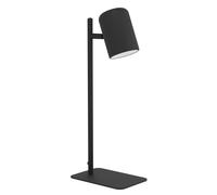 Lampe à poser CEPPINO GU10 1X4,5W en acier noir et blanc 0x0x380mm