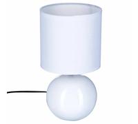 Lampe à Poser Céramique Boule 24cm Blanc