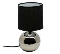 Atmosphera - Lampe céramique timéo h25cm argent