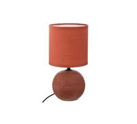 Lampe à Poser Céramique Boule 25cm Terracotta