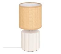 Lampe à poser champignon secteur Tylia blanc H26,5cm - Atmosphera Créateur d'intérieur