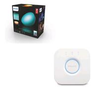 Lampe à poser connectée Philips Hue Go Led Nomade + Pont de connexion Bridge