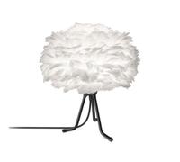 Lampe à Poser de Table Eos Mini Trépied Blanc avec Pieds Noir