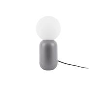Lampe à poser design boule Gala - H. 32 cm - Gris