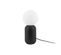 Lampe à poser design boule Gala - H. 32 cm - Noir