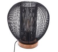 Atmosphera - Lampe filaire Noda noire - métal H27 cm