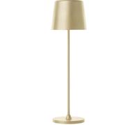 Lampe à poser d'extérieur - BRILLIANT - KAAMI - Rechargeable - Or mat - LED - 2W - 310lm - 3000K - DIM - USB - 3-Step DIM - IP54