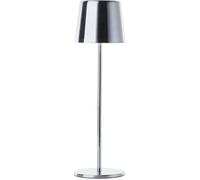 Brilliant Lampe à poser d'extérieur Xaana – Rechargeable USB LED 2W 160 lm CCT DIM Chrome IP44