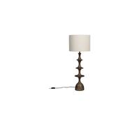 Lampe à poser en bois de manguier marron Cath