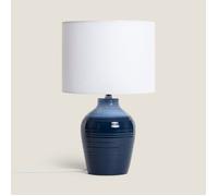 Lampe à Poser en Céramique Botijo Bleu foncé