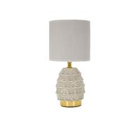 Lampe à poser en céramique et métal Pigny 15 x 30.5 cm crème
