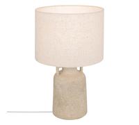 Atmosphera - Lampe à poser champignon secteur gibus gris h45,5cm