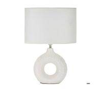 Mauro Ferretti Lampe à poser Seta céramique 28,5 x 15 x 43 cm blanc