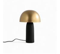 Lampe à poser en métal noir et doré - Joy - Maison Pavane
