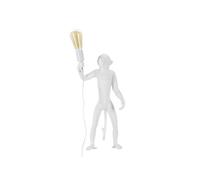 LAMPE DE TABLE SINGE BLANCHE