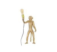 Lampe à Poser en Résine Singe 55cm Or