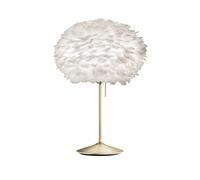 Umage Lampe de table Eos medium Blanc-Laiton brossé