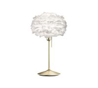 Umage Lampe de table Eos mini Blanc-Laiton brossé