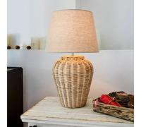 Lampe à poser Ernée beige H/Ø env. 50.5/30 cm