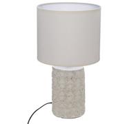 Lampe à poser ethnique melo - h. 33 cm -