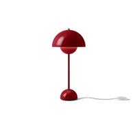&Tradition Lampe à poser Flowerpot VP3 H 50 × Ø 23 cm Rouge vermillon