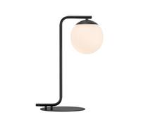 Nordlux Grant Lampe de table en verre et métal Noir