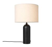 Gubi Lampe de table Gravity L – Acier noir et toile