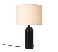 Gubi Lampe de table Gravity L – marbre noir et toile