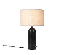 Lampe à Poser GUBI Gravity Petit Noir/Toile