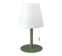 HOME DECO FACTORY - LA0098, Lampe de Table Rechargeable USB IP44, Design Moderne et Élégant, Conçue pour Intérieur et Extérieur, Éclairage Doux, H30 cm, Vert