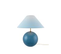 Globen Lighting Lampe de table Iris 35 39 cm Bleu pigeon