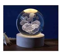 Lampe à poser Itotal Led Crystal Ball Unicorn small Multicolore